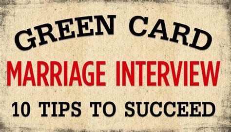Green Card Marriage Interview Experience .